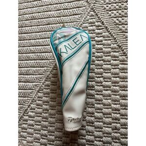 TaylorMade Kalea Driver Headcover Golf Club Cover Summer Geometric Teal/White